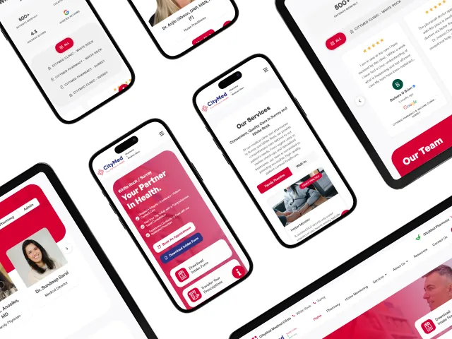 CityMed booking calendar component